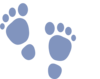 It S A Boy Footprints Clip Art