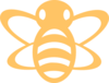 Orange Bee Clip Art