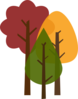 Fall Trees Clip Art