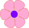 Flower Pink  Clip Art