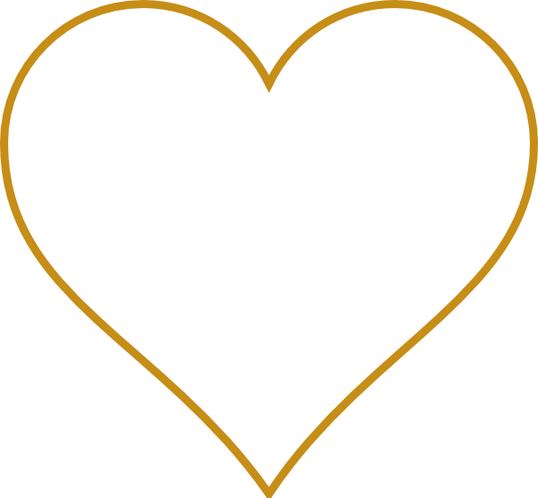 gold heart clip art free - photo #11