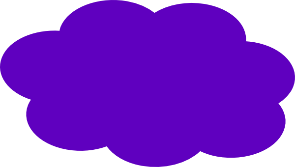 Purple Cloud Clip Art at Clker.com - vector clip art online, royalty
