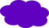 Purple Cloud Clip Art