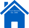 P & S Services House Logo Clip Art