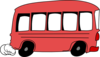 Red Bus Clip Art