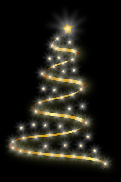 christmas tree lights clipart - photo #30