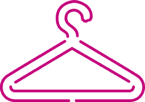 Pink Dress Hanger Clip Art