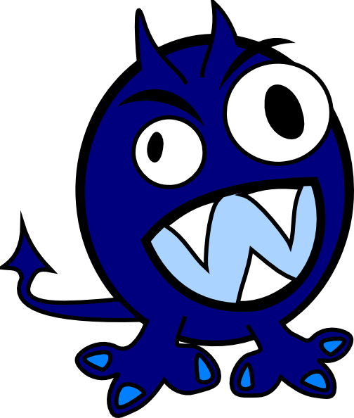 Blue Eyed Scared Face Clip Art at  - vector clip art online,  royalty free & public domain