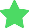 Star Green Favorite Clip Art