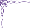 Purple Celtic Swirl Clip Art