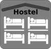 Hostel Clip Art - Gray/white Clip Art