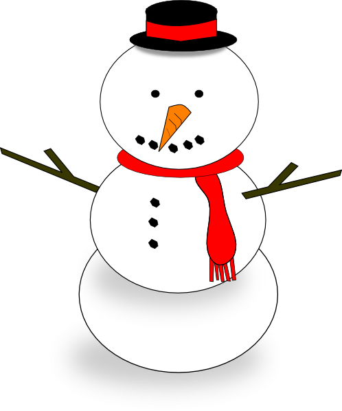 Snowman Clip Art at Clker.com - vector clip art online, royalty free