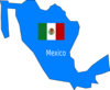 Mexico Map (my Version) Clip Art