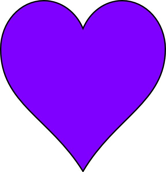 purple heart clip art free - photo #2