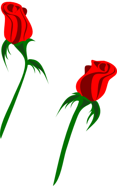 clipart red rose bud - photo #8