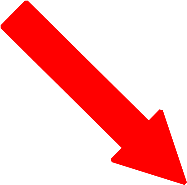 red down arrow transparent