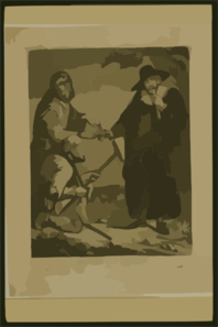 Blind Plaintiff, Lame Defendant Share [...]  / Dobson Pinx. ; I. Simon Fec. ; I. Smith Ex. Clip Art