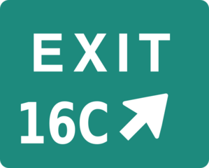 Exit 16c Clip Art