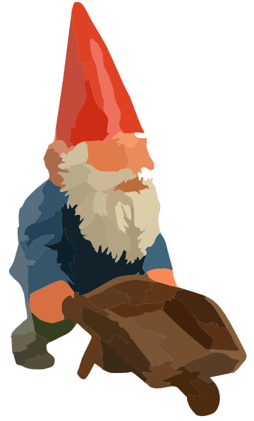 free clipart garden gnomes - photo #2