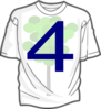 Green 4 T-shirt 7 Clip Art