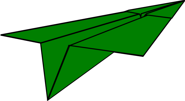 free paper airplane clipart - photo #5