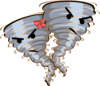 Orange Tornado Clip Art