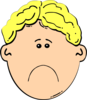 Sad Boy Clip Art