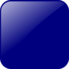 Blank Navy Blue Button Clip Art