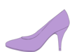 Lavender Slipper Shoe Clip Art