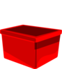 Red Bin Clip Art