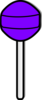 Purple Lollipop Clip Art