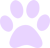 Paws Purps2 Clip Art