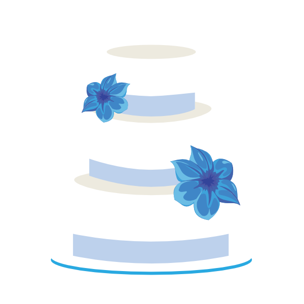 clip art wedding cakes