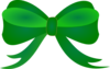 Green Bow Clip Art