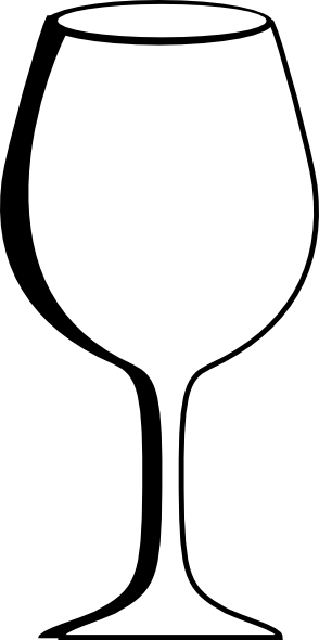 clip art empty wine glass - photo #10