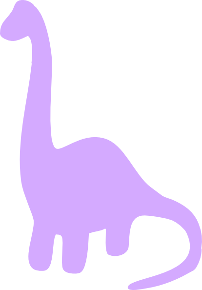 purple dinosaur cute