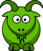 Green Goat Clip Art