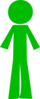 Personstickgreen Clip Art