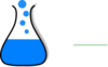 Chem Flask Blue Clip Art