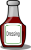 Dressing Bottle Clip Art