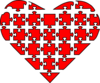 Heart Puzzle Clip Art