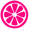 Lemon Slice   ( Pink ) Clip Art