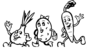 Veg Mod Bw Clip Art