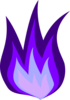 Purple Fire Clip Art