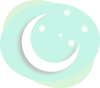 Moon, Stars, Night, Clip Art