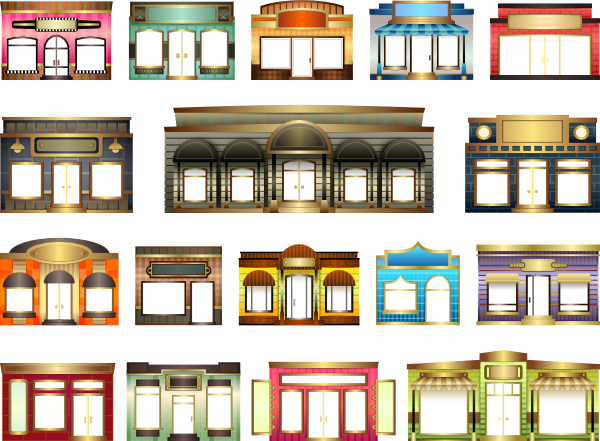 Store Shop Windows Clip Art At Vector Clip Art Online