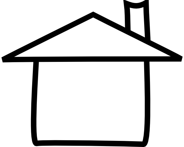 house outline clipart