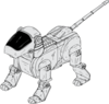 Big Robot Dog Clip Art