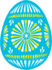 Easter Egg Blue Clip Art