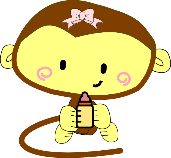 free clip art baby monkey - photo #43